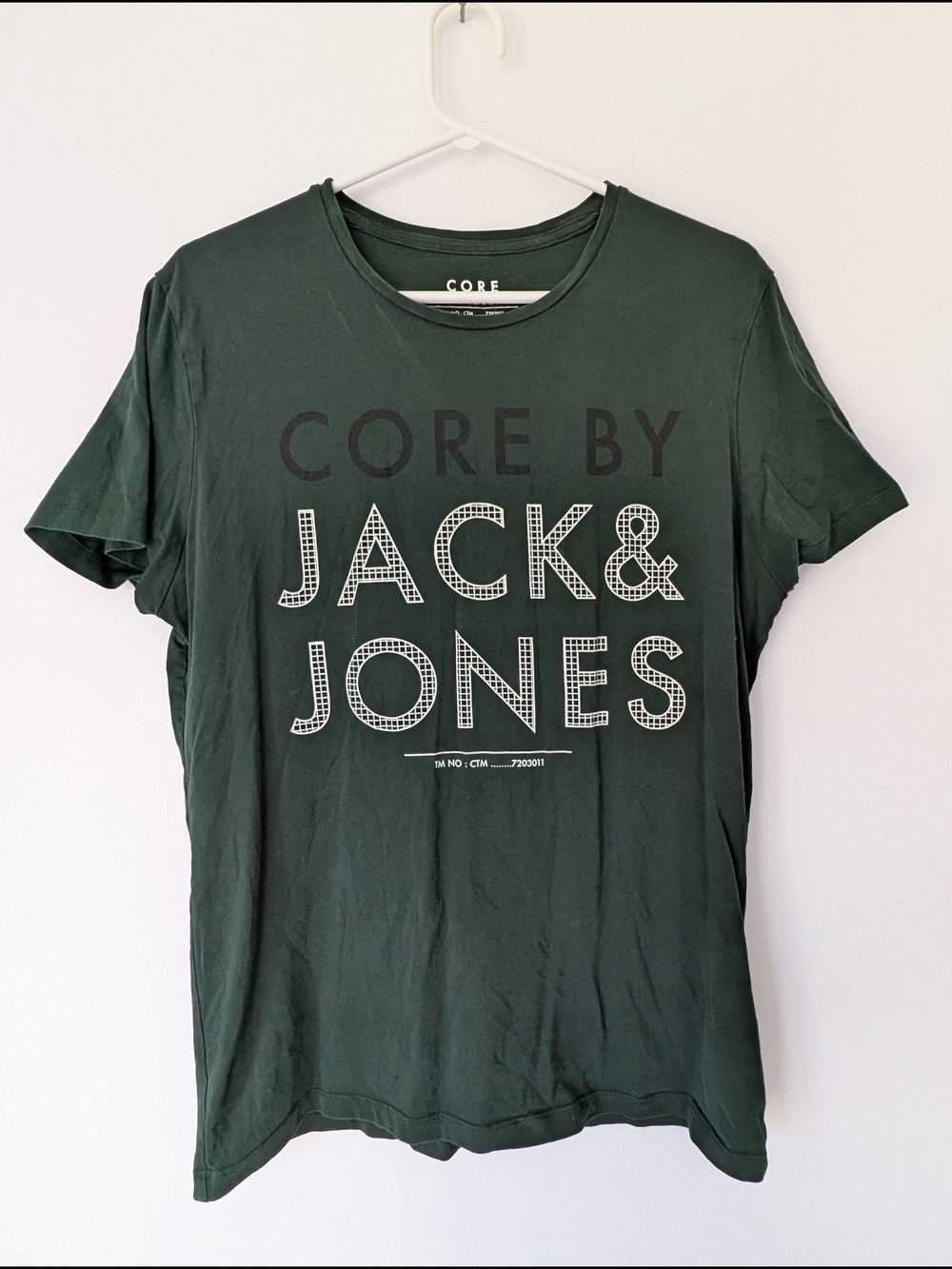 Jack & Jones - Forest Green Graphic Tee Size LG